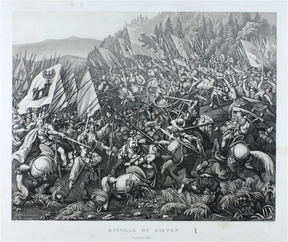 Zentralbibliothek Solothurn - BATAILLE DE LAUPEN Le 21 Juin 1339 - aa0291