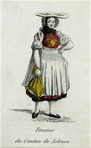 Zentralbibliothek Solothurn - Femme du Canton de Soleure - a0367