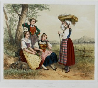 Zentralbibliothek Solothurn - COSTUMES SUISSE - aa0090