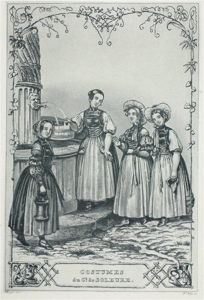 Zentralbibliothek Solothurn - COSTUMES du Ct De SOLEURE - a0133
