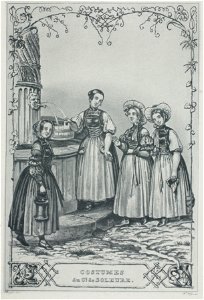 Zentralbibliothek Solothurn - COSTUMES du Ct De SOLEURE - a0133