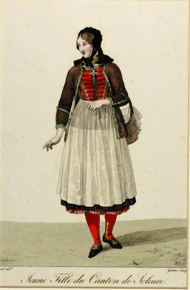 Zentralbibliothek Solothurn - Jeune Fille du Canton de Soleure - aa0096