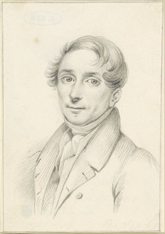 Zelfportret van Dirk van Oosterhoudt