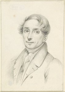 Zelfportret van Dirk van Oosterhoudt