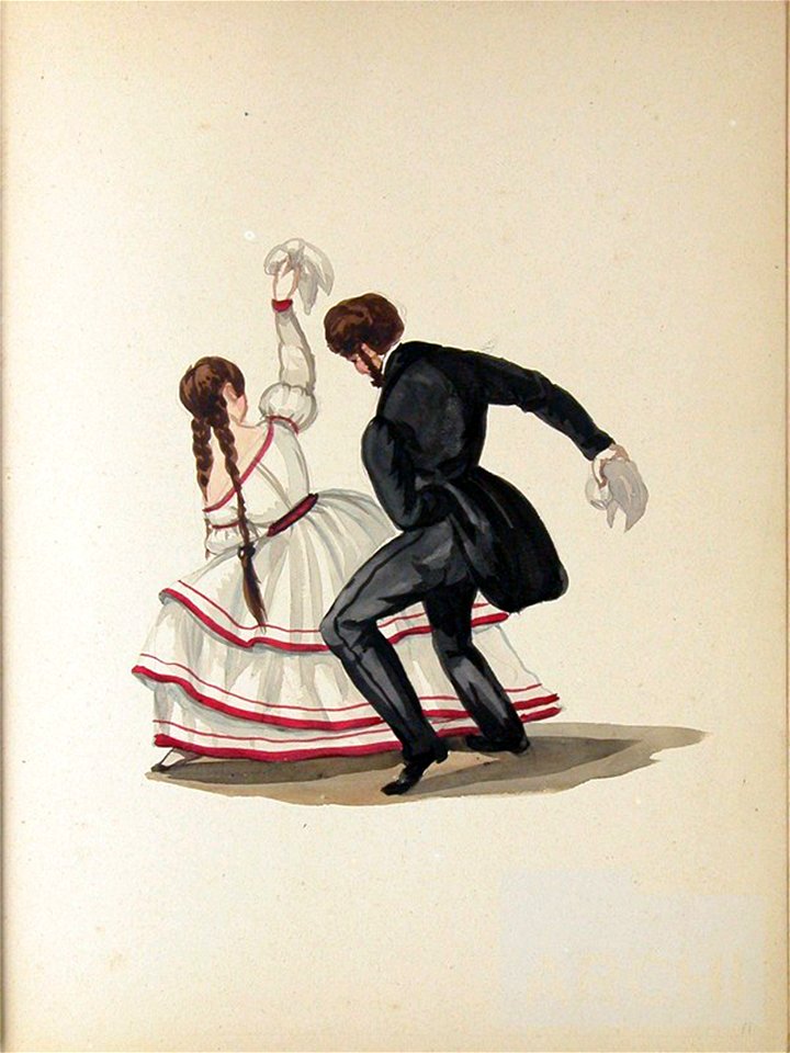 Zamacueca de salon ca. 1850 - 1860