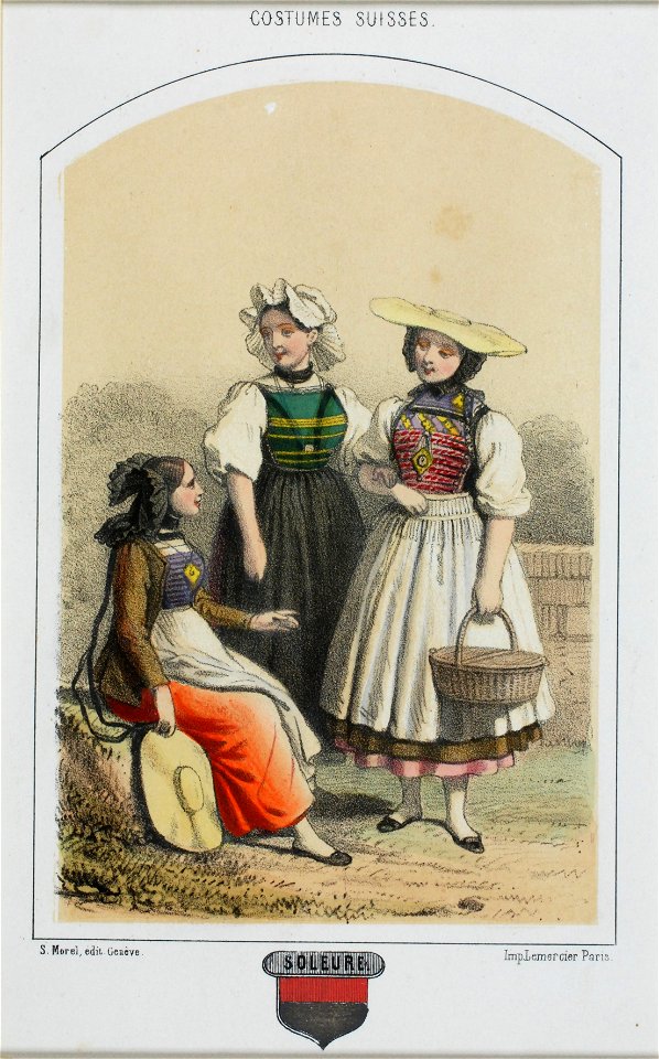 Zentralbibliothek Solothurn - COSTUMES SUISSES - a0350