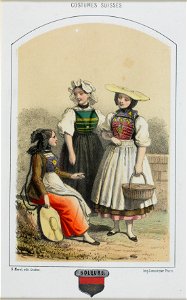 Zentralbibliothek Solothurn - COSTUMES SUISSES - a0350