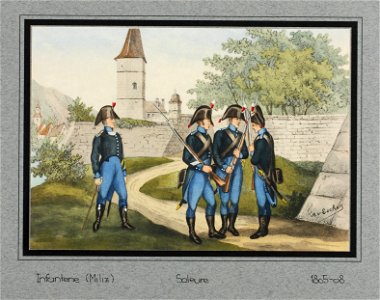 Zentralbibliothek Solothurn - Infanterie Miliz Soleure 180508 - aa0690