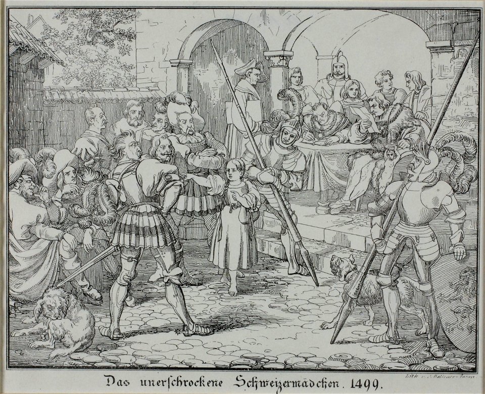 Zentralbibliothek Solothurn - Das unerschrockene Schweizermädchen 1499 - a0315