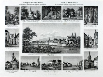 Zentralbibliothek Solothurn - Ansicht der Stadt Solothurn - aa0049