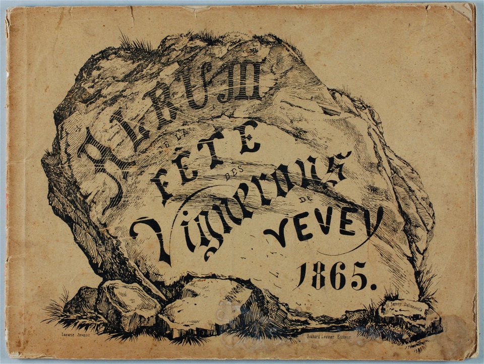 Zentralbibliothek Solothurn - ALBUM de la Fête des Vignerons de Vevey 1865 - a1072