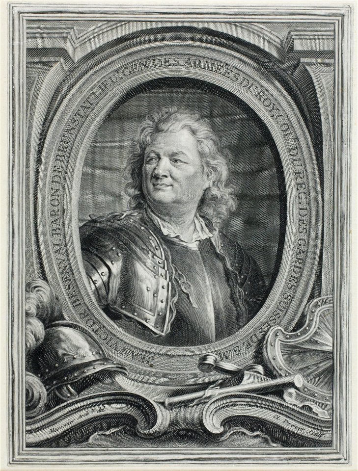 Zentralbibliothek Solothurn - JEAN VICTOR BESENVAL BARON DE BRUNSTAT LEUt GEN DES ARMÉES DU ROY COL DU REG DES CADRES SUISSES DE S M - aa0272