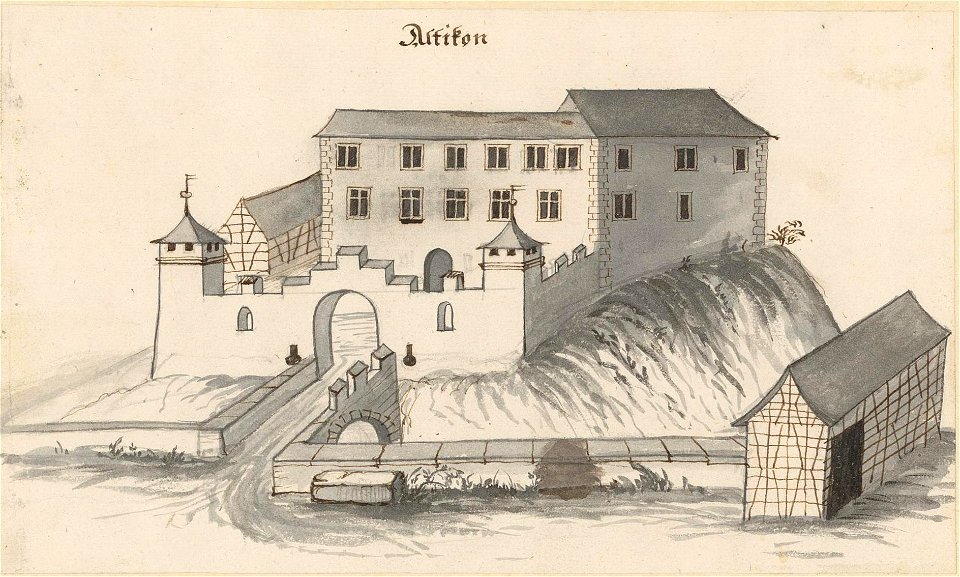 Zeichnung Schloss Altikon b