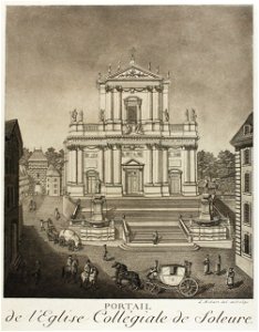 Zentralbibliothek Solothurn - PORTAIL de lEglise Collégiale de Soleure - aa0326