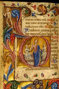 Zanino di Pietro - Leaf from Book of Hours - Walters W32245V - Reverse Detail