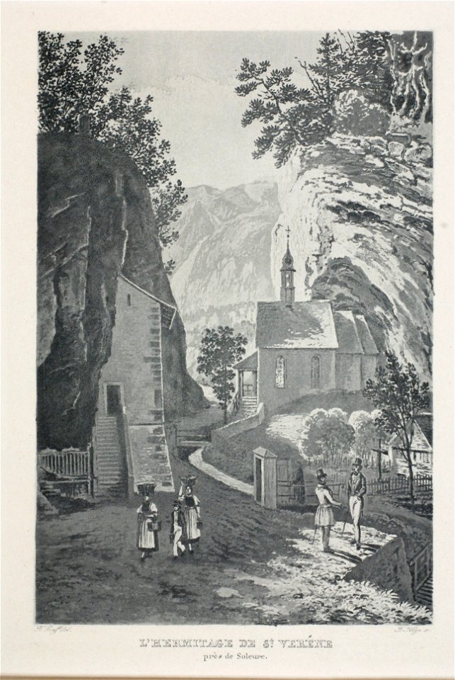 Zentralbibliothek Solothurn - LHERMITAGE DE St VERENE près de Soleure - a0167