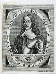 Zentralbibliothek Solothurn - ANNE FRANZ DE BASSOMPIERRE S C R M GEN TORMENTORUM PRAEFETUS Ao 1646 - a1006
