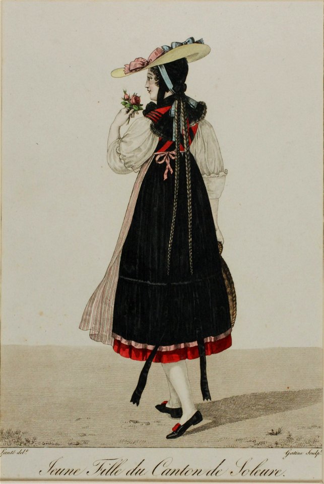 Zentralbibliothek Solothurn - Jeune Fille du Canton de Soleure - aa0095