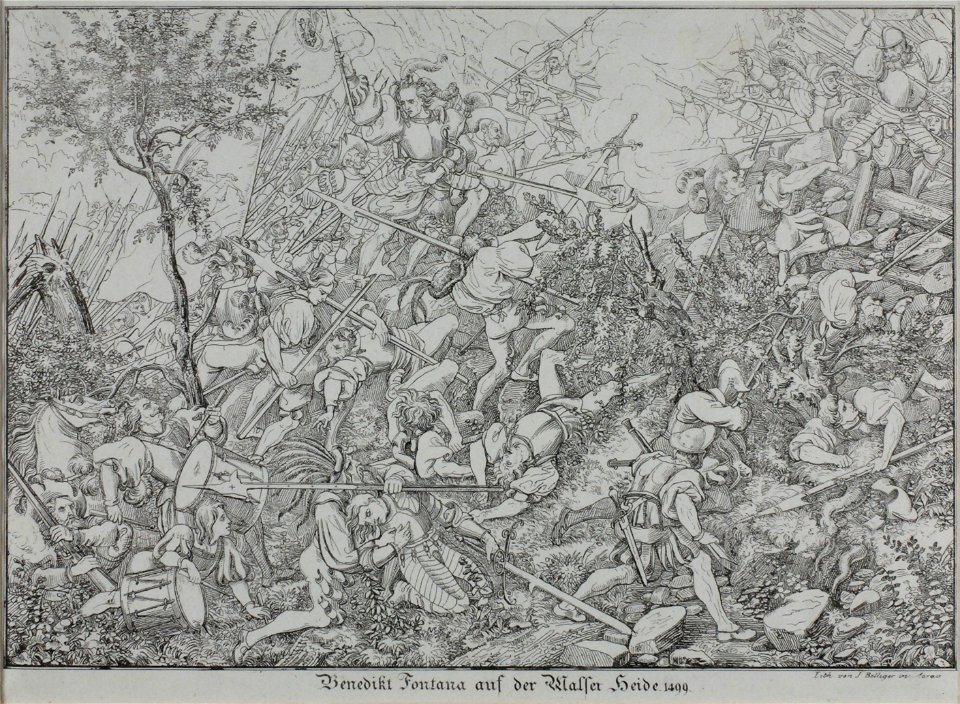 Zentralbibliothek Solothurn - Benedikt Fontana auf der Malser Heide 1499 - aa0232