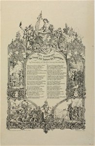 Zentralbibliothek Solothurn - BERNS OFFICIERVEREIN den Frauen und Töchtern des Oberaargaus zur Erinnerung der am 22 Mai 1853 inSumiswald überreichten Fahne - aa0473