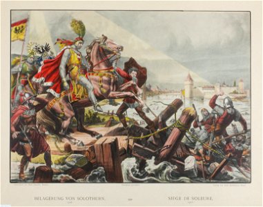 Zentralbibliothek Solothurn - BELAGERUNG VON SOLOTHURN 1318 SIÈGE DE SOLEURE 1318 - aa0696