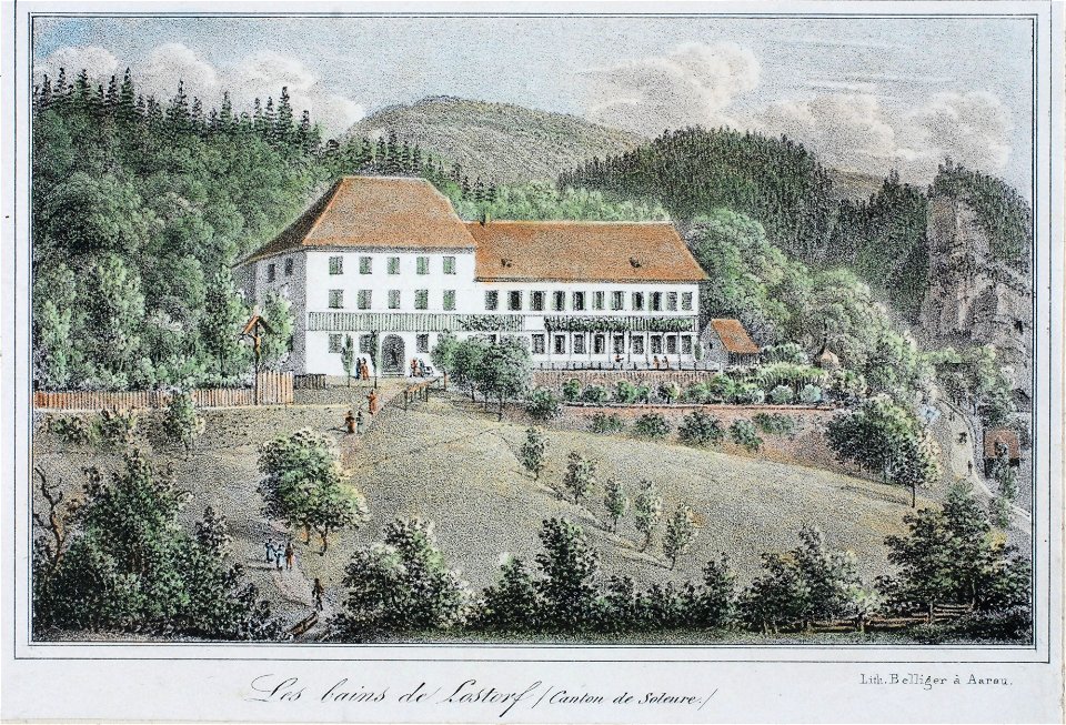 Zentralbibliothek Solothurn - Les bains de Lostorf Canton de Soleure - a0209