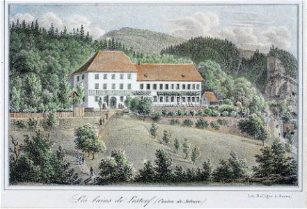 Zentralbibliothek Solothurn - Les bains de Lostorf Canton de Soleure - a0209