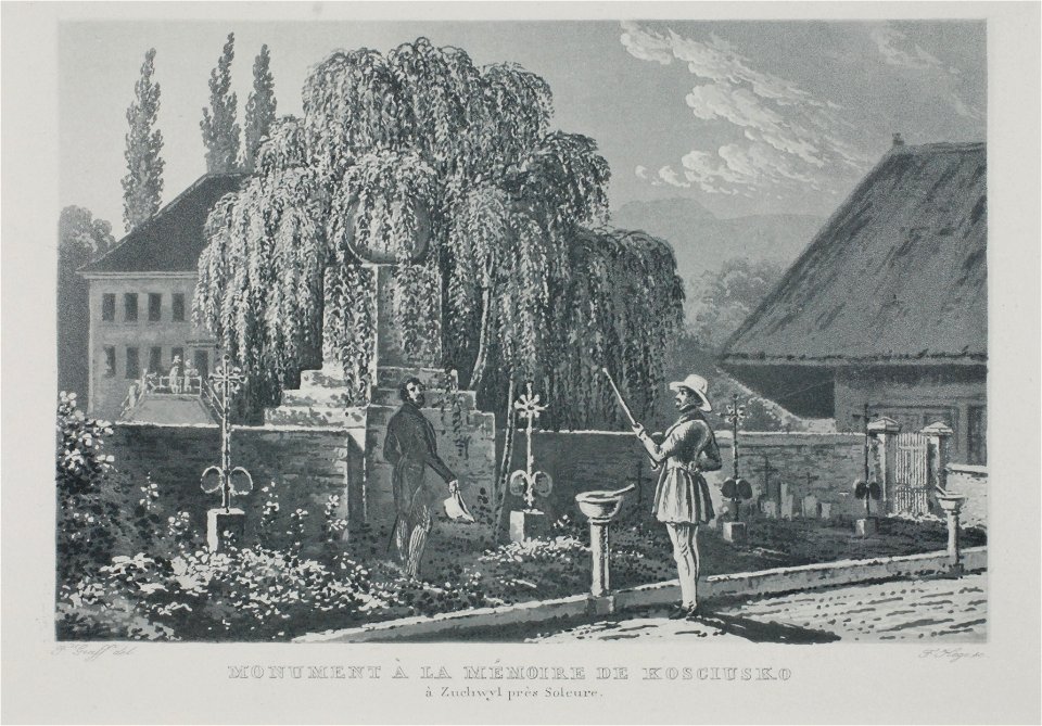 Zentralbibliothek Solothurn - Monument la Mmoire de Kosciusko Zuchwyl prs Soleure - a0160