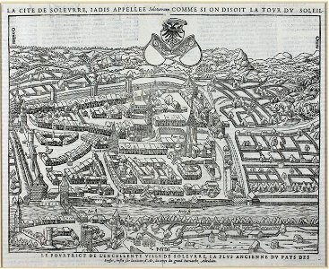 Zentralbibliothek Solothurn - LA CITE DE SOLEURE IADIS APPELLEE Soloturrum COMME SI ON DISOIT LA TOUR DU SOLEIL - aa0057
