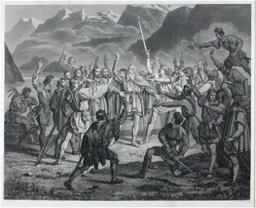 Zentralbibliothek Solothurn - EIDSCHWUR IM RÜTLI Mittwoch vor St Martinstag 1507 - aa0223