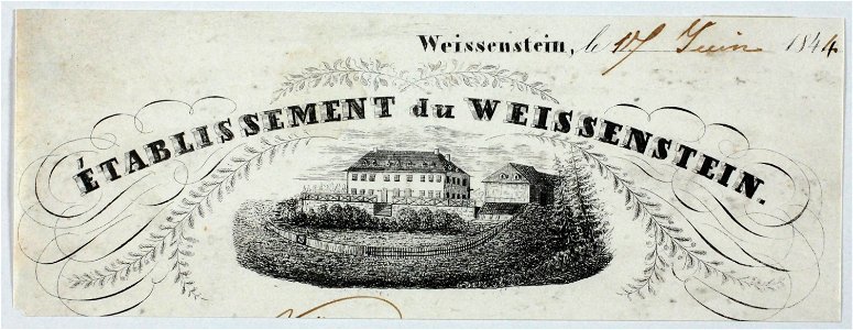 Zentralbibliothek Solothurn - ETABLISSEMENT du WEISSENSTEIN - a0944