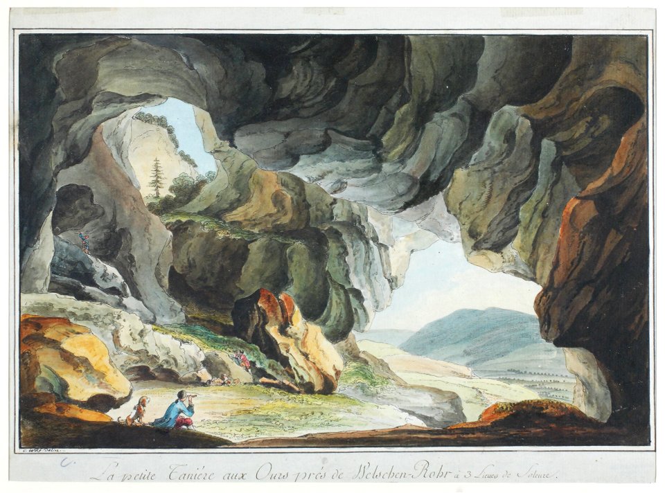 Zentralbibliothek Solothurn - La petite Tanière aux Ours près de WelschenRohr à 3 Lieues de Soleure - aa0766