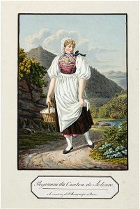 Zentralbibliothek Solothurn - Paysanne du Canton de Soleure - aa0709