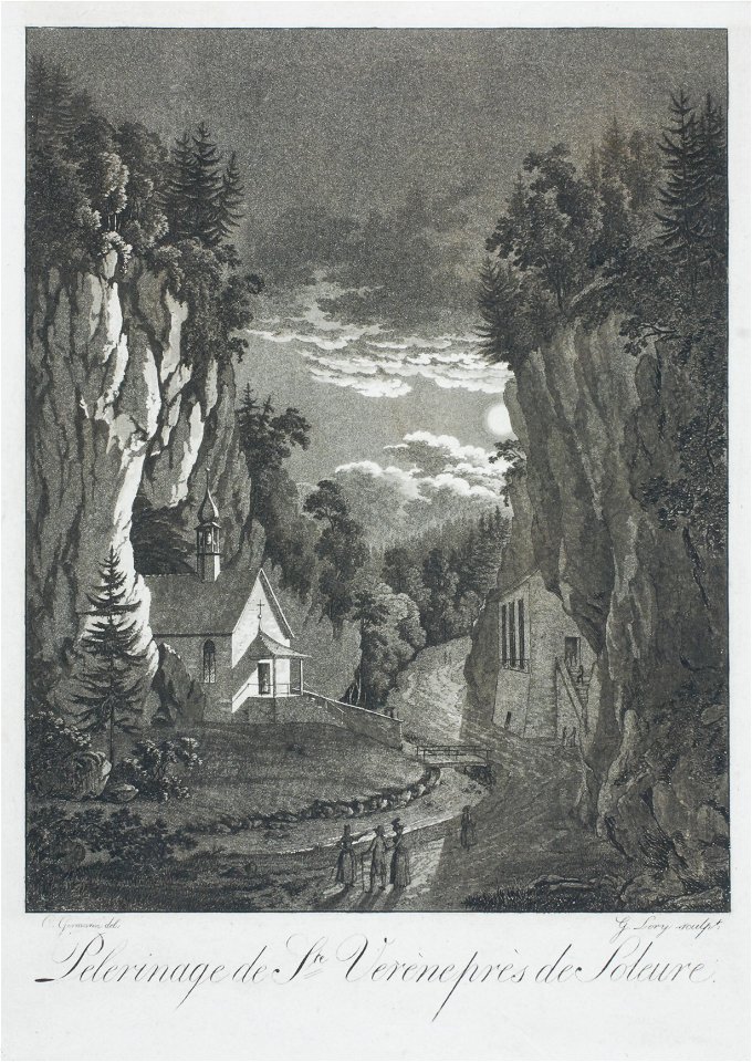 Zentralbibliothek Solothurn - Pelerinage de Ste Verène près de Soleure - a0138