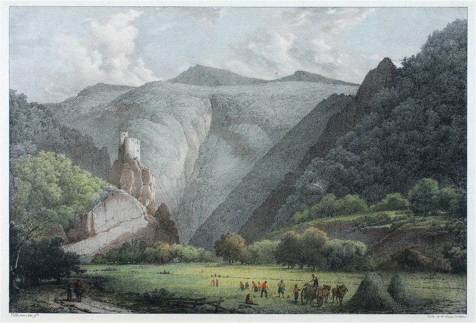 Zentralbibliothek Solothurn - LE CHÂTEAU DE THIERSTEIN Ancien Evêché de Bâle Canton de Berne - aa0187