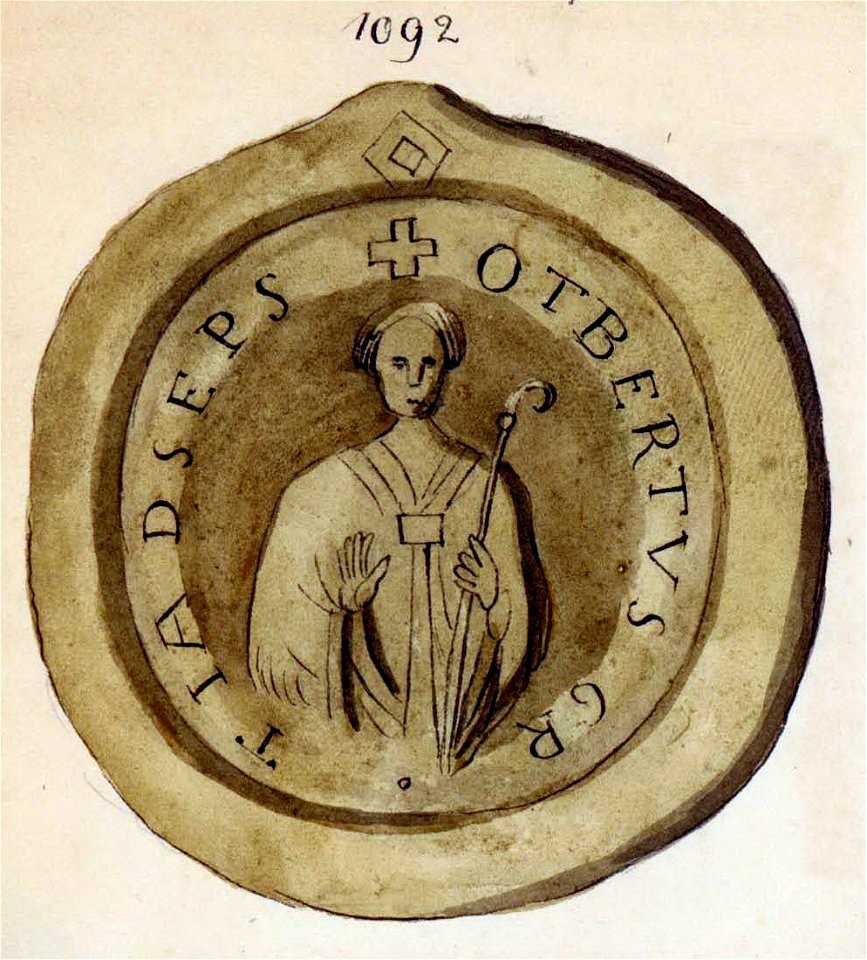 Zegel van bisschop Otbertus, Luik (Ph v Gulpen)