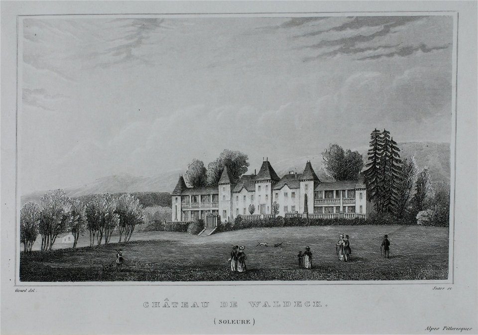 Zentralbibliothek Solothurn - CHTEAU DE WALDECK Soleure - a0368