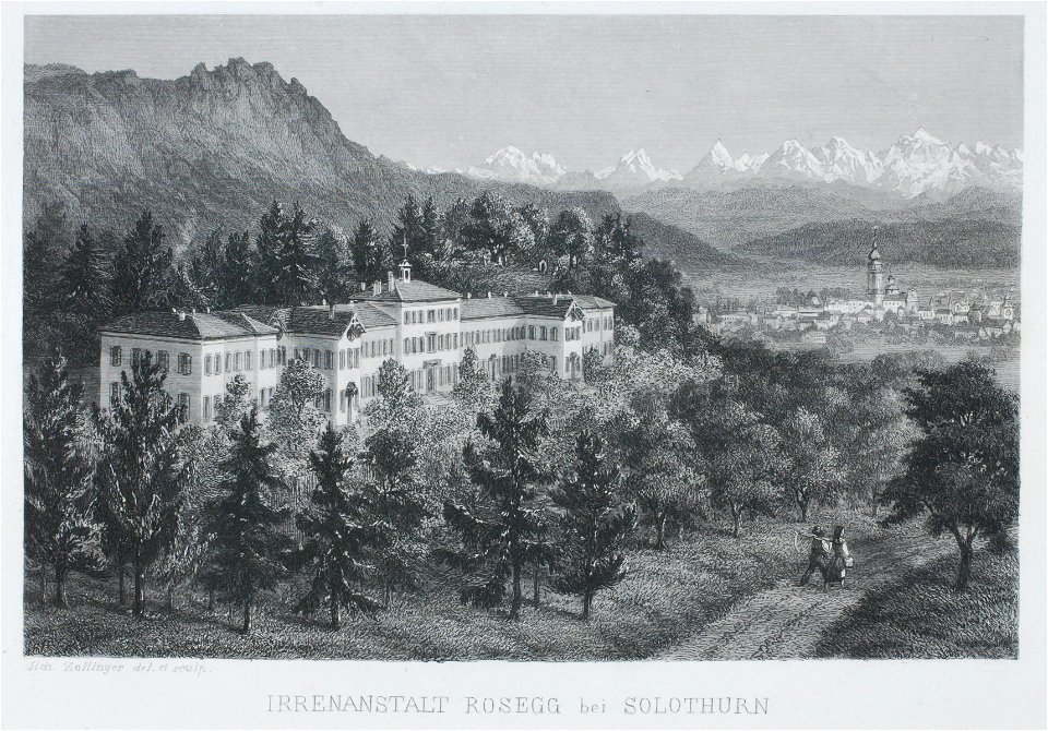 Zentralbibliothek Solothurn - IRRENANSTALT ROSEGG bei SOLOTHURN - a0349