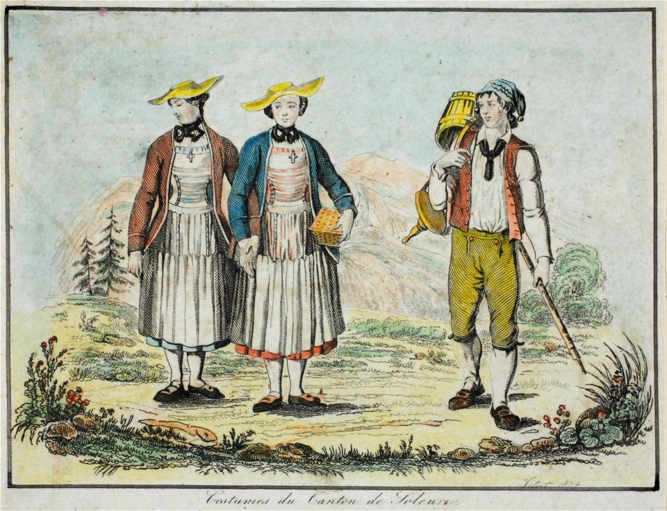 Zentralbibliothek Solothurn - Costumes du Canton de Soleure - a0098
