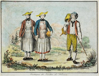 Zentralbibliothek Solothurn - Costumes du Canton de Soleure - a0098