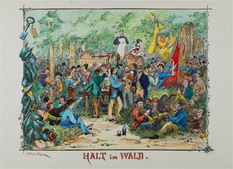 Zentralbibliothek Solothurn - HALT im WALD - aa0801 4