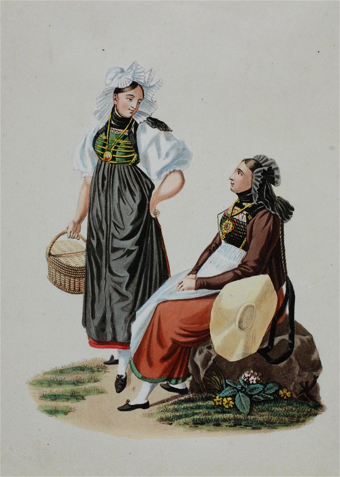 Zentralbibliothek Solothurn - Femmes en conversation Canton de Soleure - a0112