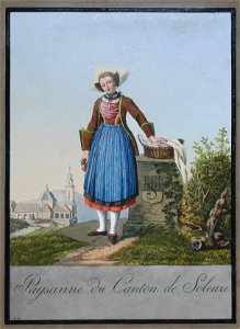 Zentralbibliothek Solothurn - Paysanne du Canton de Soleure - a0116
