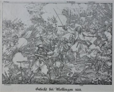 Zentralbibliothek Solothurn - Gefecht bei Mellingen 1653 - a0290