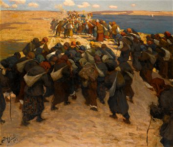 Виктор И. Зарубин - Толпа паломников (1903)