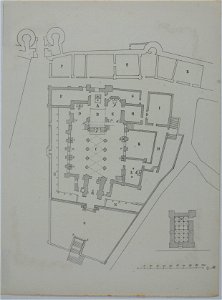 Zentralbibliothek Solothurn - Grundriss des StUrsenmünsters - a0982
