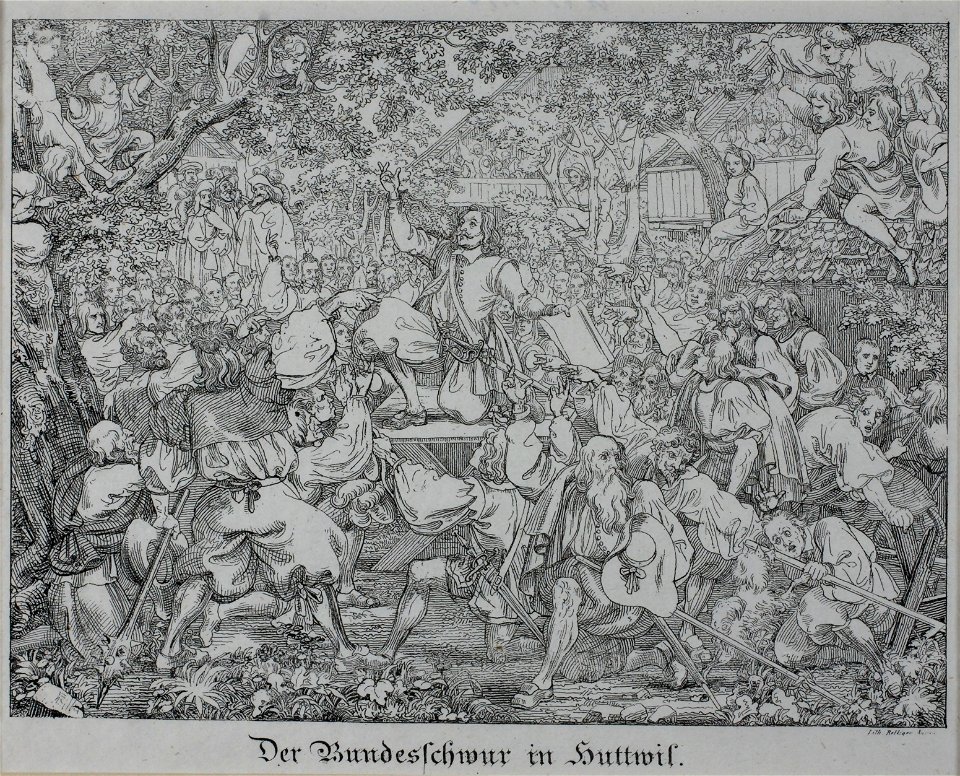 Zentralbibliothek Solothurn - Der Bundesschwur in Huttwil - a0294