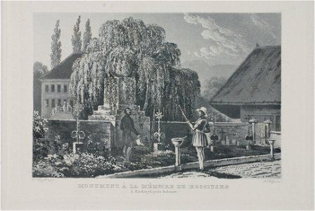 Zentralbibliothek Solothurn - MONUMENT A LA MEMOIRE DE KOSCIUSKO À Zuchwyl près Soleure - a1078 11