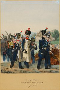 Zentralbibliothek Solothurn - La Ligue Suisse CANTON SOLEURE Infanterie - aa0110