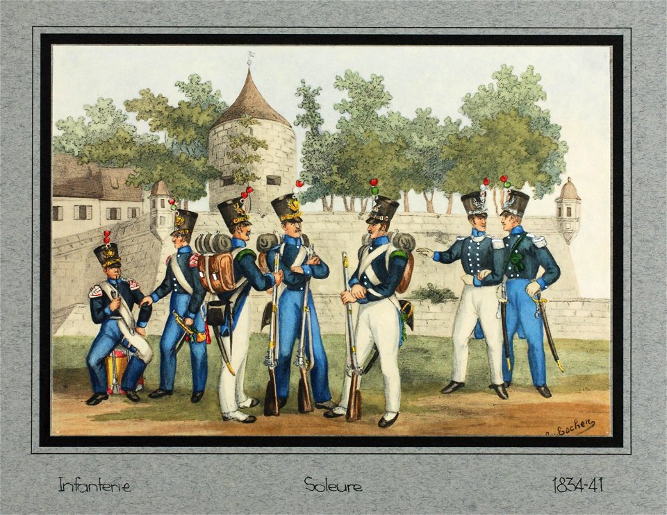 Zentralbibliothek Solothurn - Infanterie Soleure 183441 - aa0686